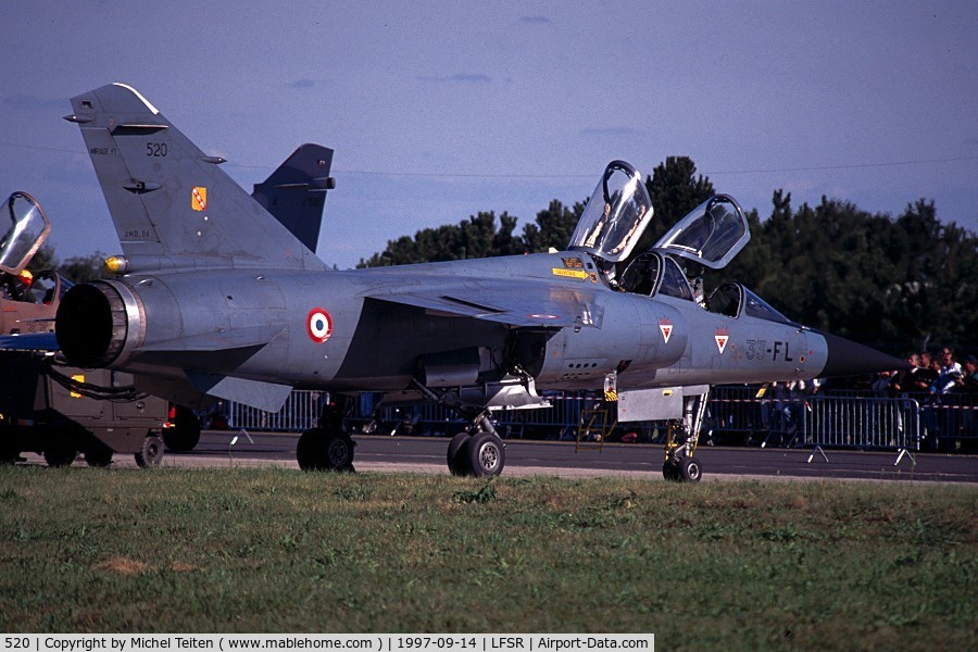 520, Dassault Mirage F.1B C/N Not found 520, EC 3/33 Lorraine