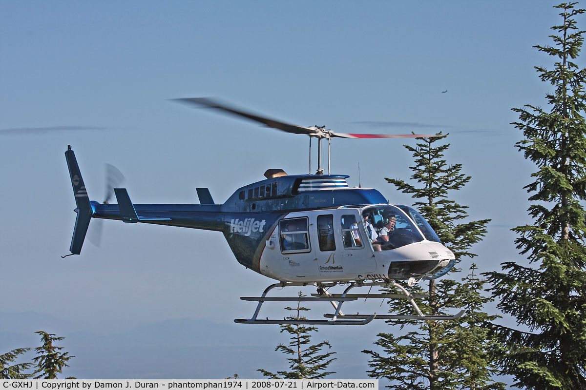 C-GXHJ, 1982 Bell 206L-1 LongRanger II C/N 45741, Taken at Mt Grouse Heliport