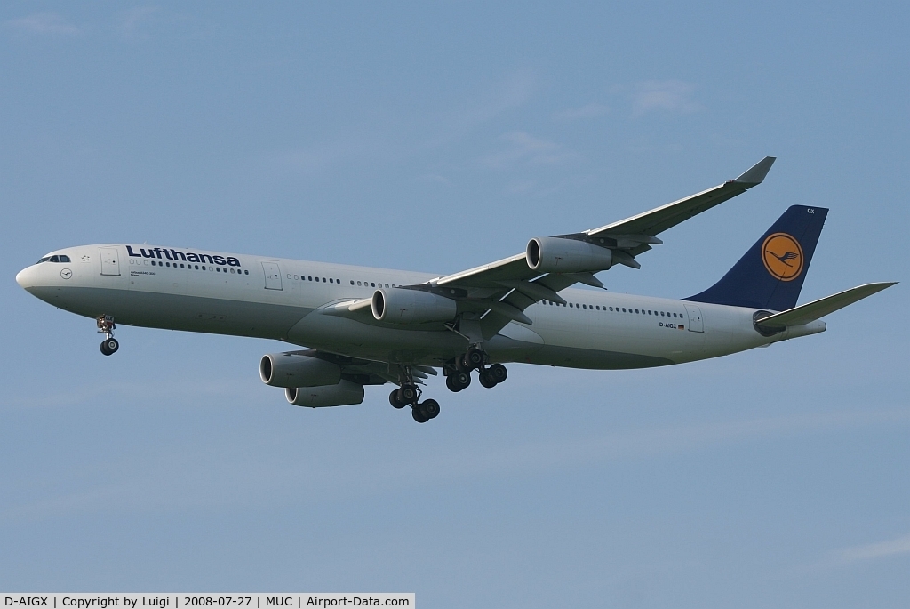 D-AIGX, 2000 Airbus A340-313X C/N 354, Lufthansa