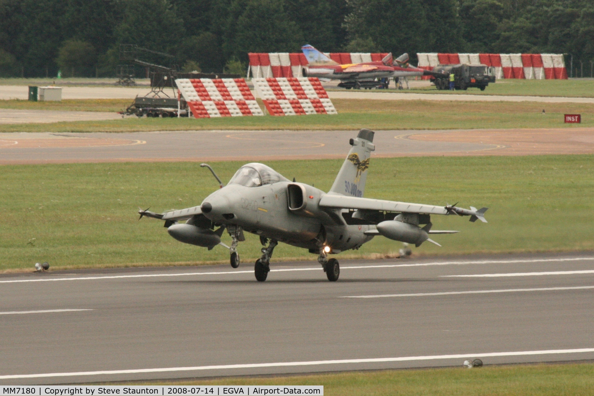 MM7180, AMX International AMX C/N IX092, Taken at the Royal International Air Tattoo 2008 during arrivals and departures (show days cancelled due to bad weather)