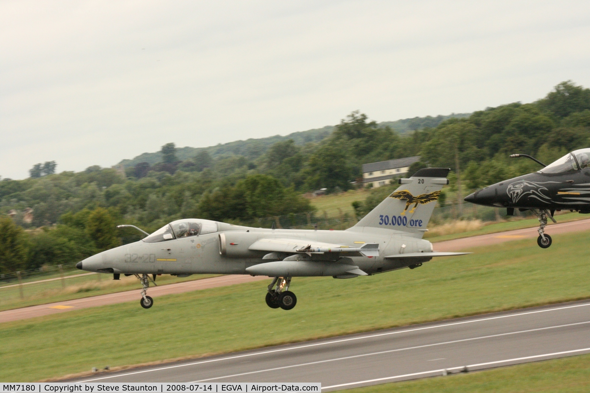 MM7180, AMX International AMX C/N IX092, Taken at the Royal International Air Tattoo 2008 during arrivals and departures (show days cancelled due to bad weather)