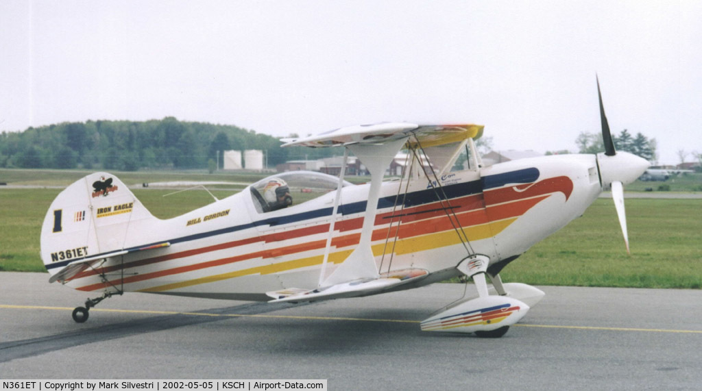 N361ET, 1995 Christen Eagle II C/N 437, Schenectady 2002