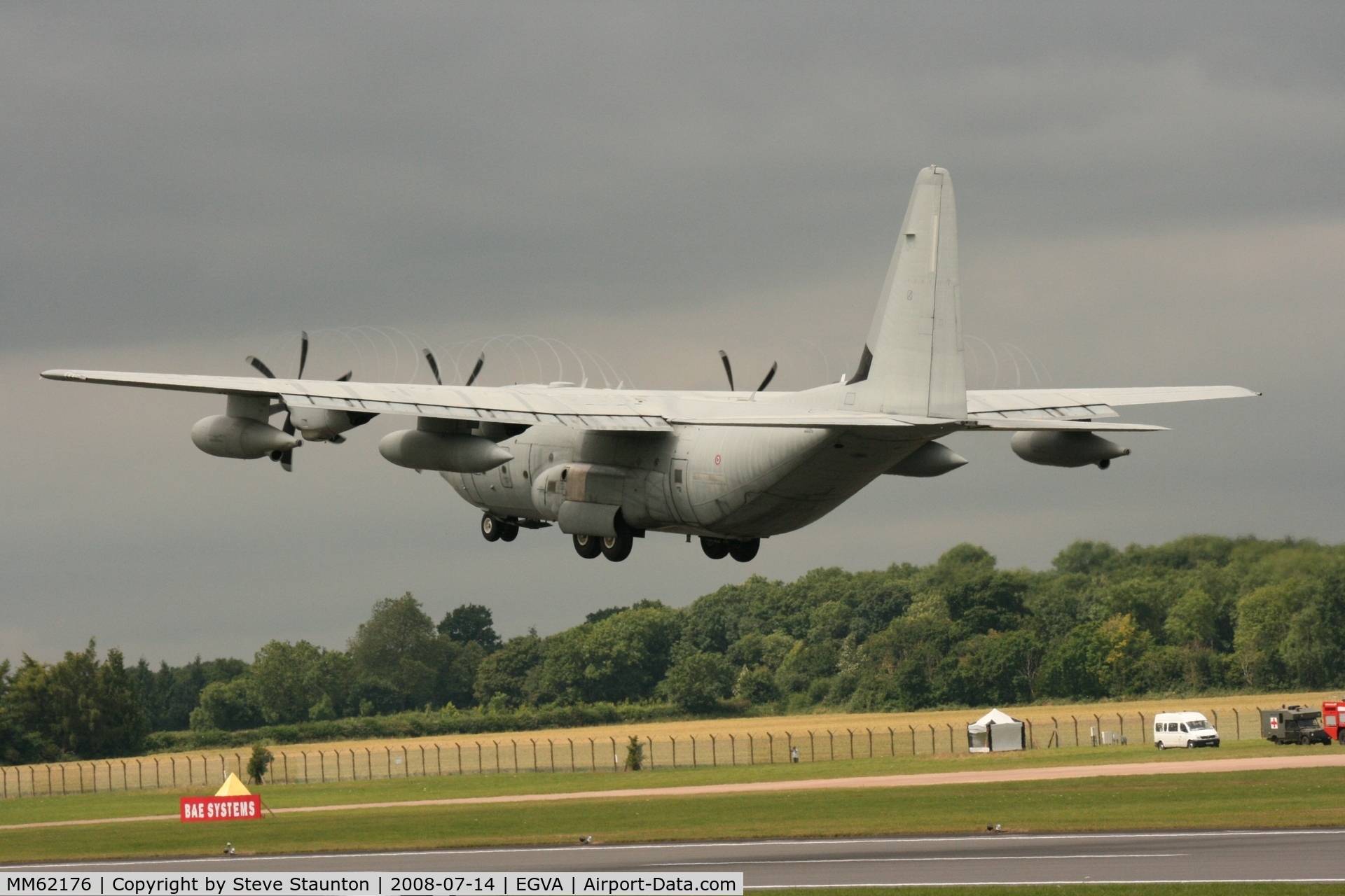 MM62176, Lockheed Martin KC-130J Hercules C/N 382-5497, Taken at the Royal International Air Tattoo 2008 during arrivals and departures (show days cancelled due to bad weather)