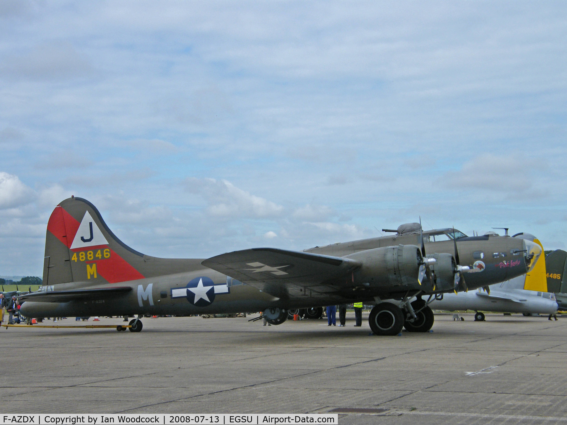 F-AZDX, 1944 Boeing B-17G Flying Fortress C/N 8246, Boeing B-17G/Duxford (Pink Lady)