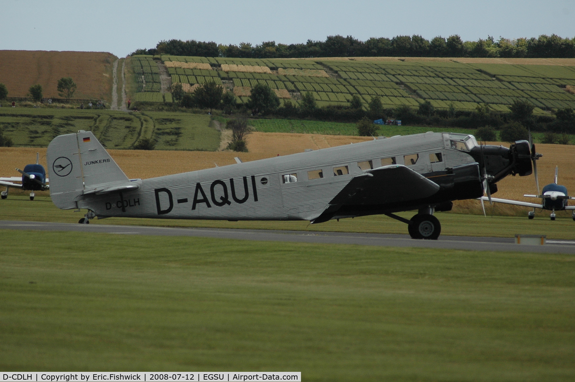 D-CDLH, 1936 Junkers Ju-52/3m C/N 130714, 2. D-CDLH at Duxford Flying Legends Air Show July 2008