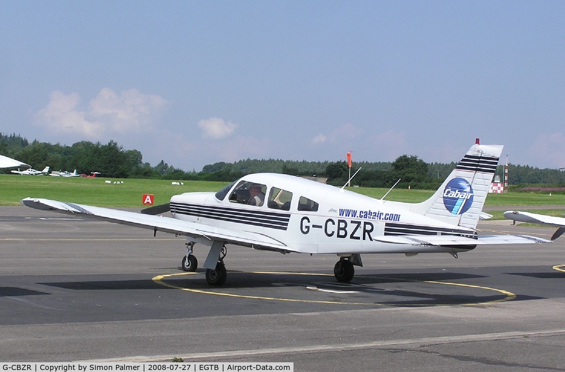 G-CBZR, 1989 Piper PA-28R-201 Cherokee Arrow III C/N 2837029, PA28 seen at Booker