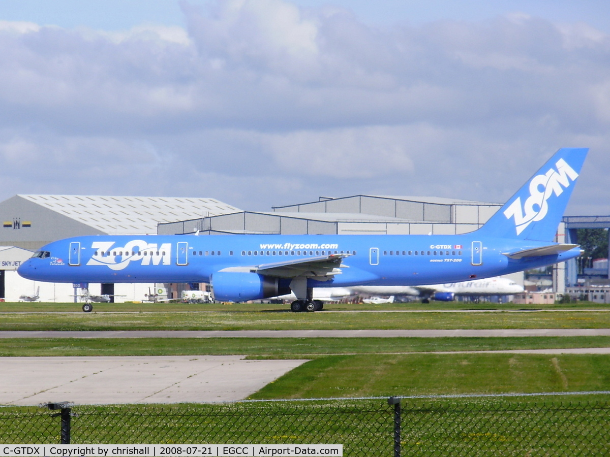 C-GTDX, 1990 Boeing 757-28A C/N 24544, Zoom Airlines