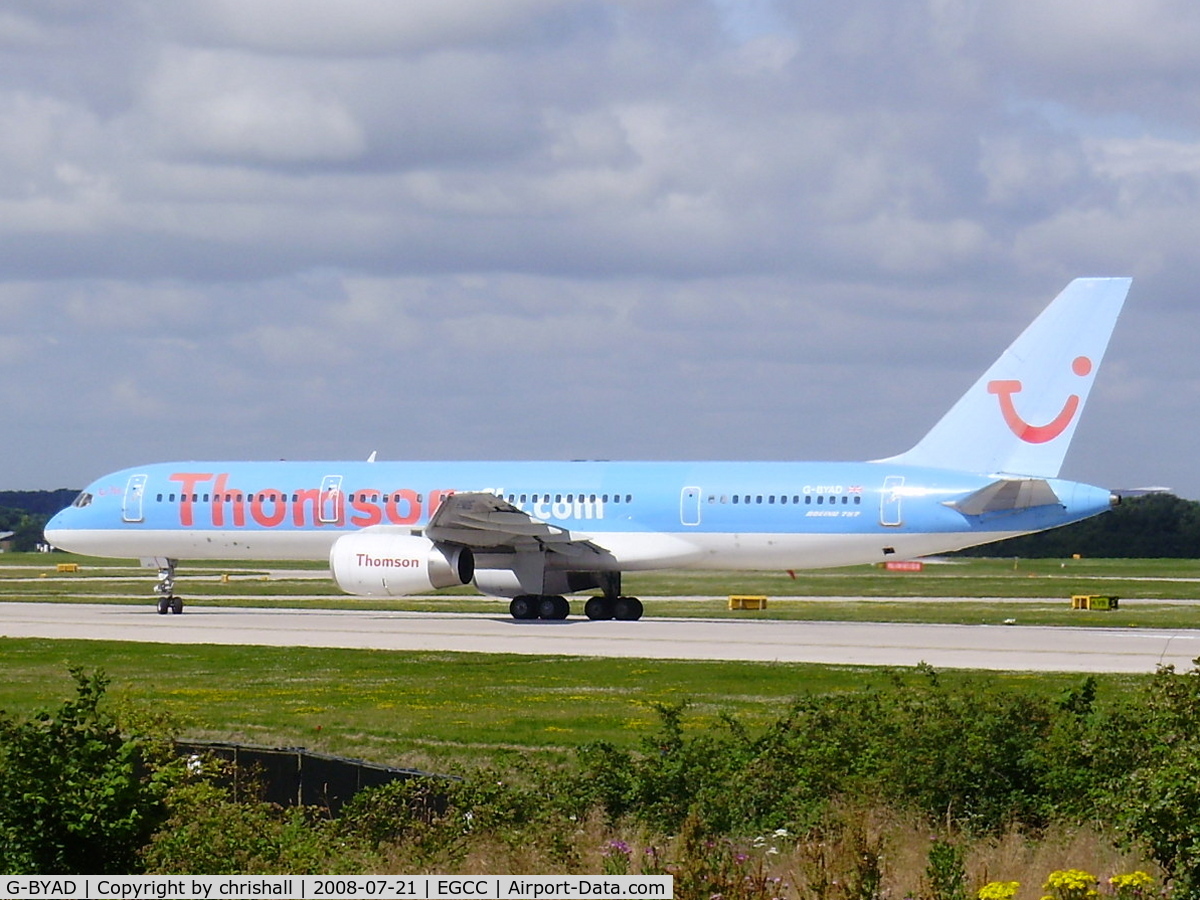 G-BYAD, 1992 Boeing 757-204 C/N 26963, Thomson