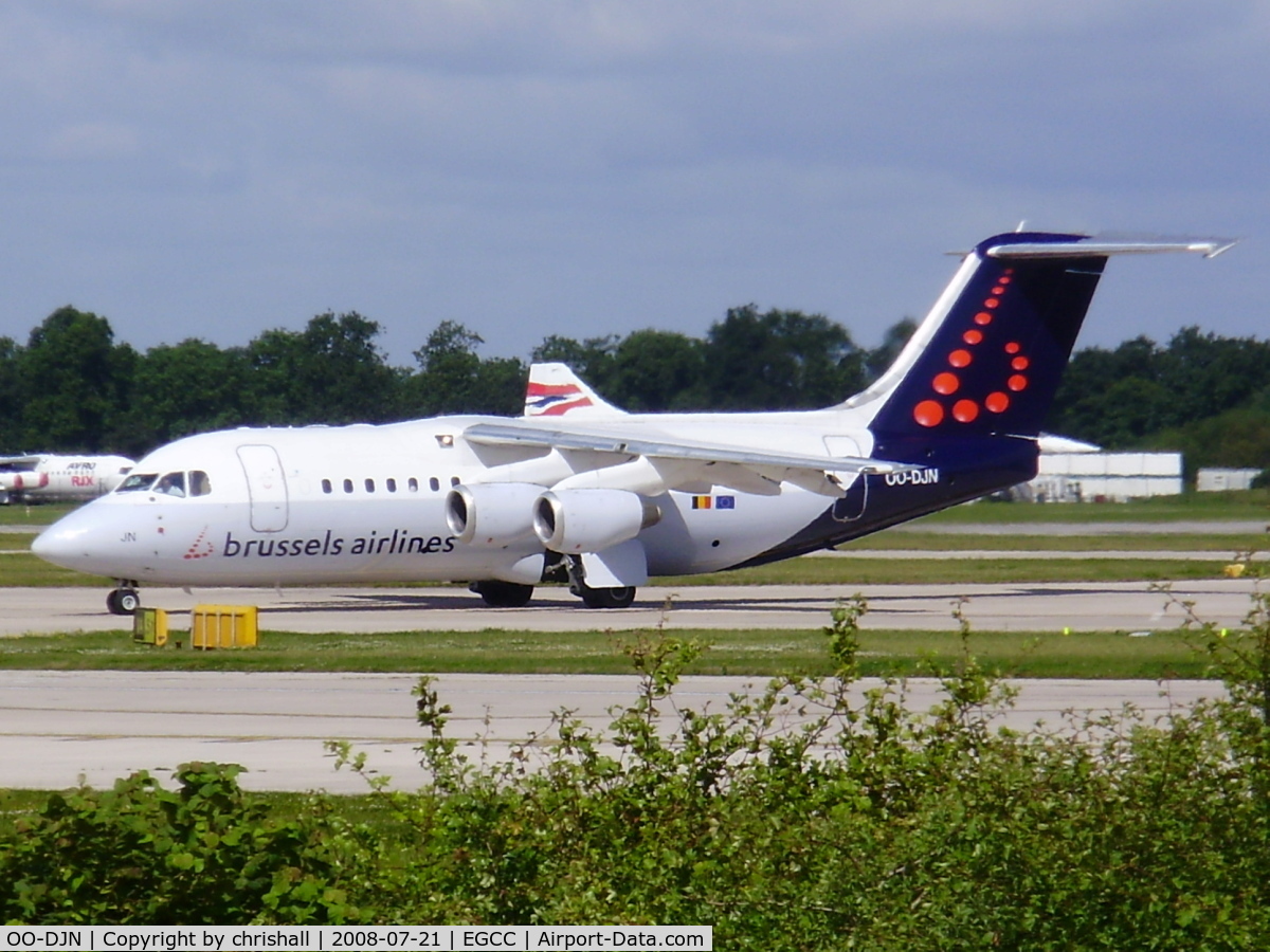 OO-DJN, 1995 British Aerospace Avro 146-RJ85 C/N E.2275, Brussels Airlines