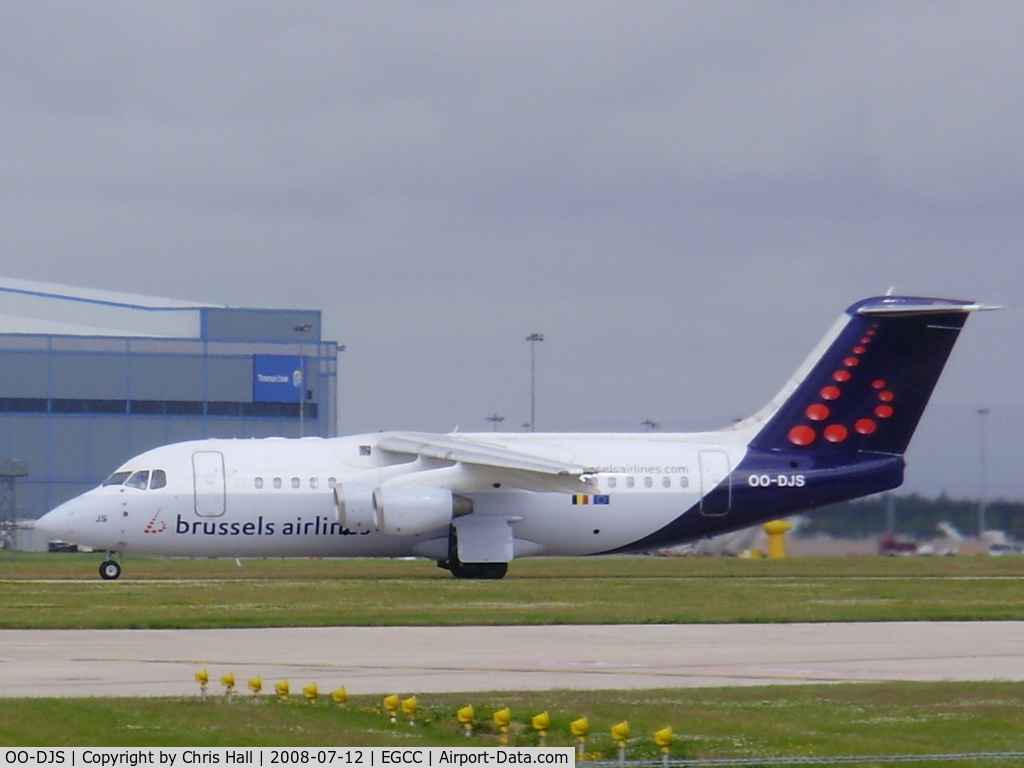OO-DJS, 1996 British Aerospace Avro 146-RJ85 C/N E.2292, Brussels Airlines