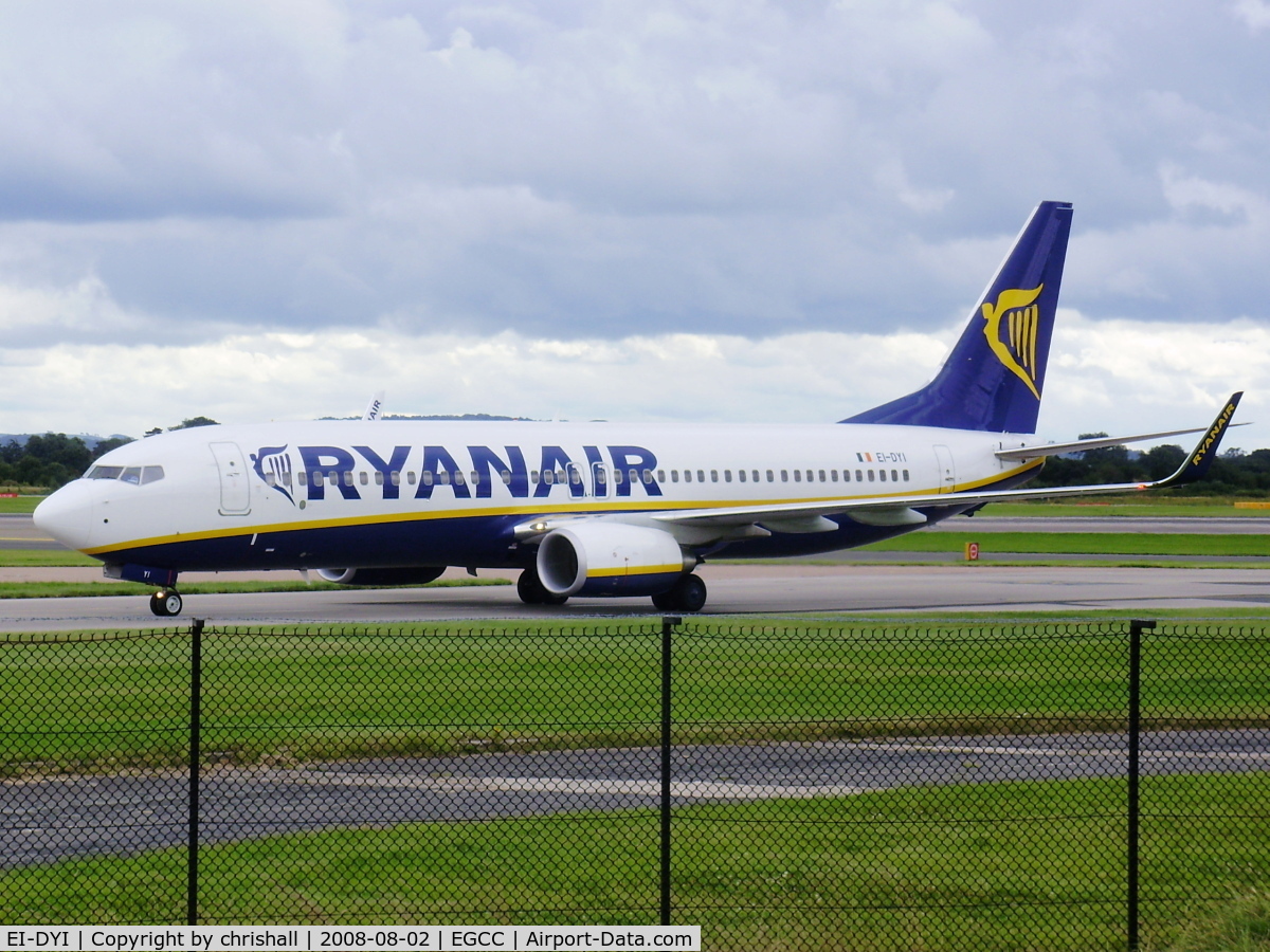 EI-DYI, 2008 Boeing 737-8AS C/N 36571, Boeing 737-8AS Ryanair