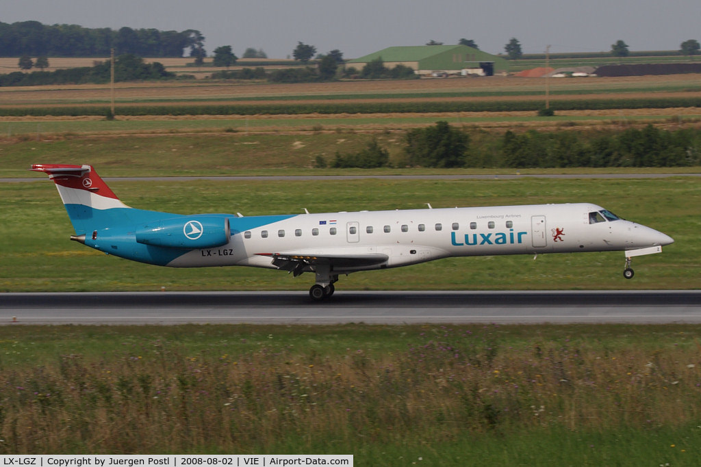 LX-LGZ, 2000 Embraer EMB-145LU (ERJ-145LU) C/N 145258, Embraer EXJ-145