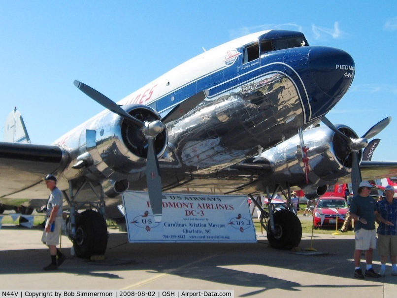 N44V, 1942 Douglas DC-3 C/N 4545, Airventure 2008 - Oshkosh, WI