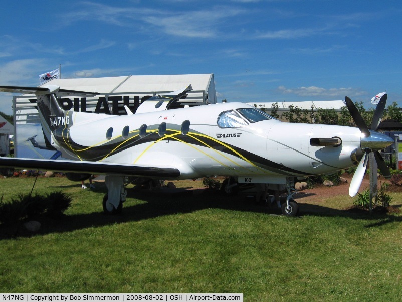 N47NG, 2007 Pilatus PC-12/47E C/N 1001, Airventure 2008 - Oshkosh, WI