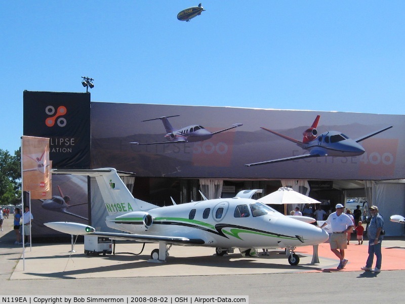 N119EA, 2008 Eclipse Aviation Corp EA500 C/N 000200, Airventure 2008 - Oshkosh, WI