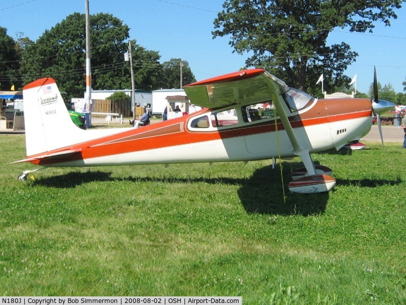 N180J, Cessna 180H Skywagon C/N 18051757, Airventure 2008 - Oshkosh, WI