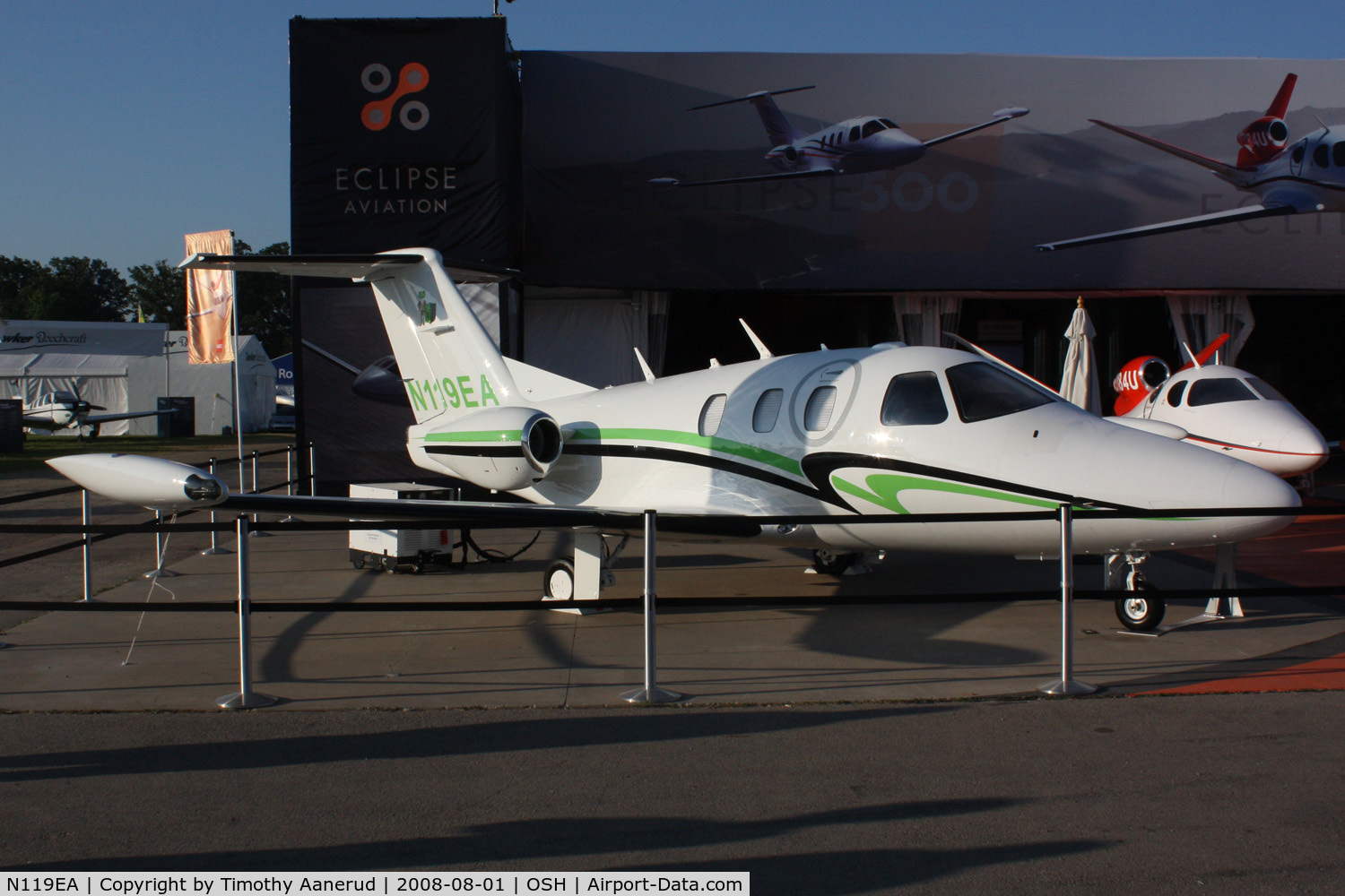 N119EA, 2008 Eclipse Aviation Corp EA500 C/N 000200, EAA AirVenture 2008