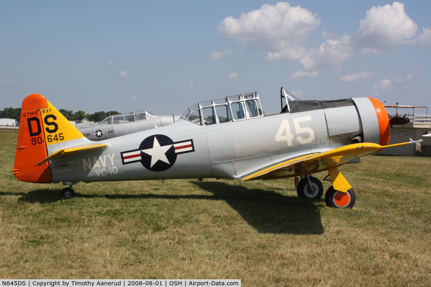 N645DS, 1944 North American SNJ-5 Texan Texan C/N 88-17678, EAA AirVenture 2008