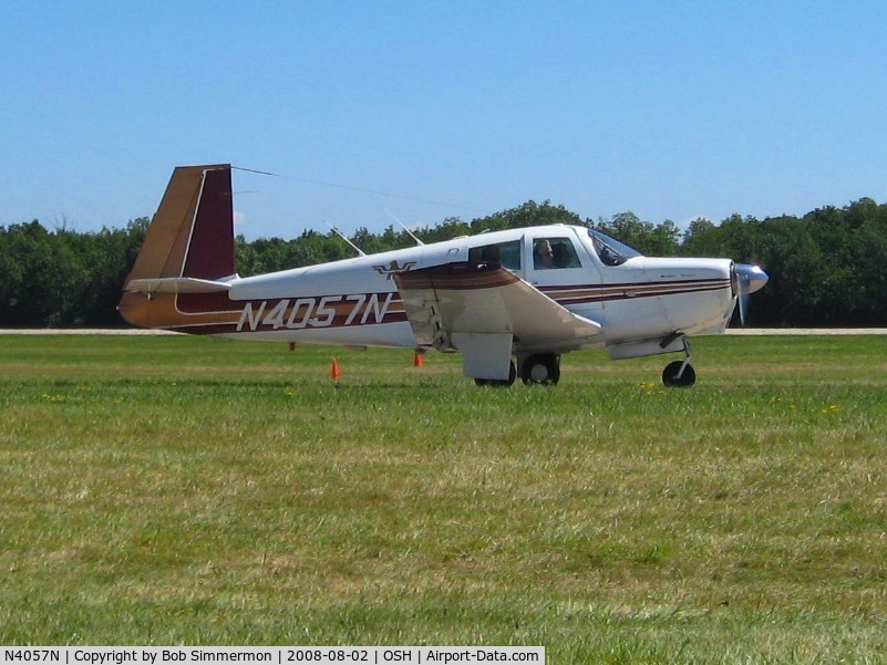 N4057N, 1968 Mooney M20C Ranger C/N 680027, Airventure 2008 - Oshkosh, WI