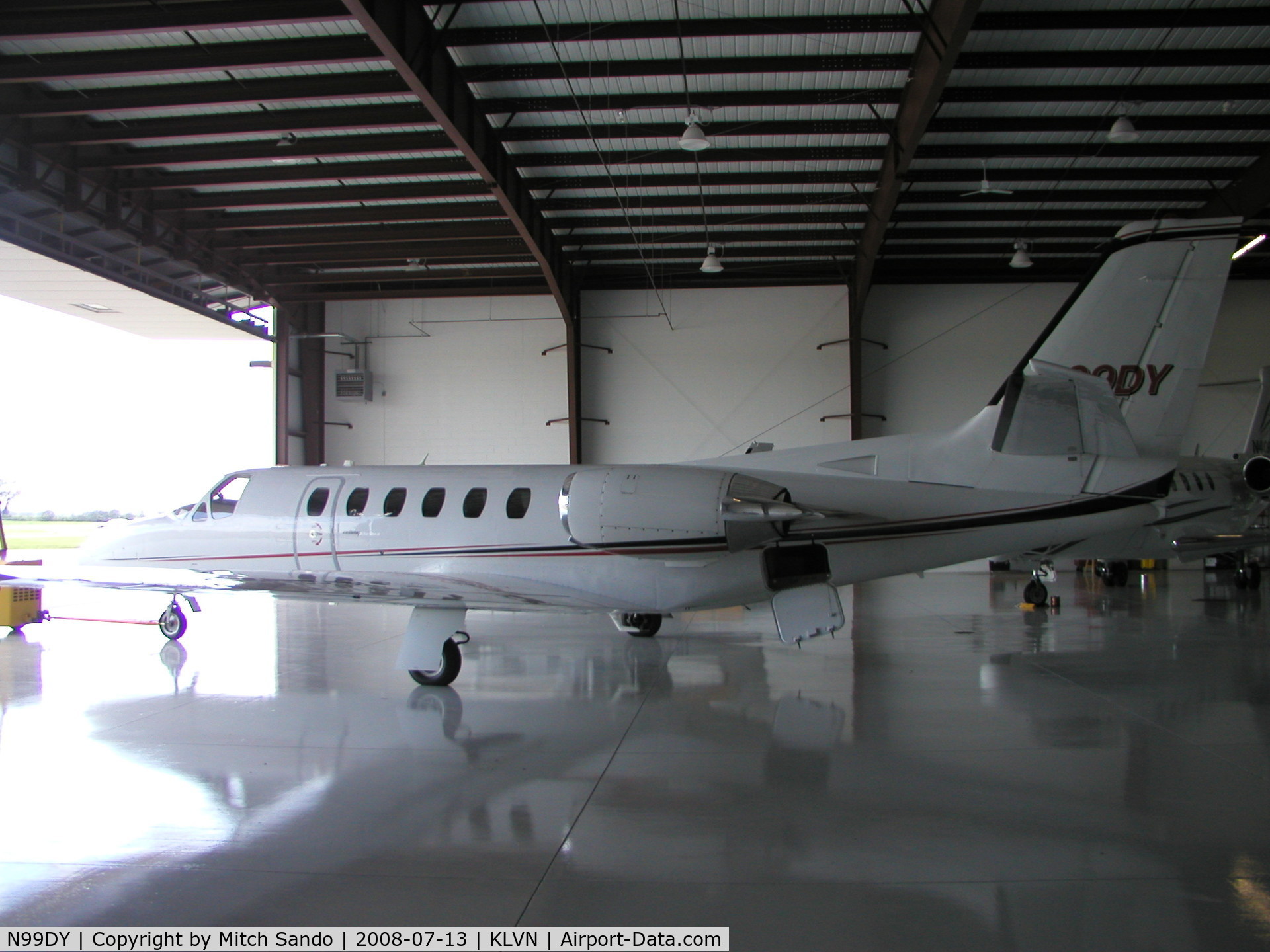 N99DY, 1983 Cessna 550 C/N 550-0482, Recently changed N-Number from 594G. Parked inside the ARC Hangar.