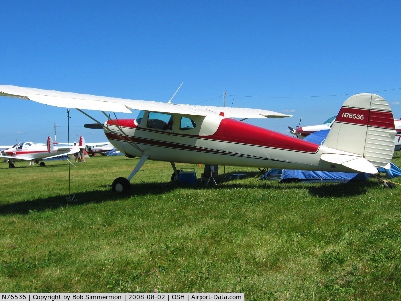 N76536, 1946 Cessna 140 C/N 10972, Airventure 2008 - Oshkosh, WI