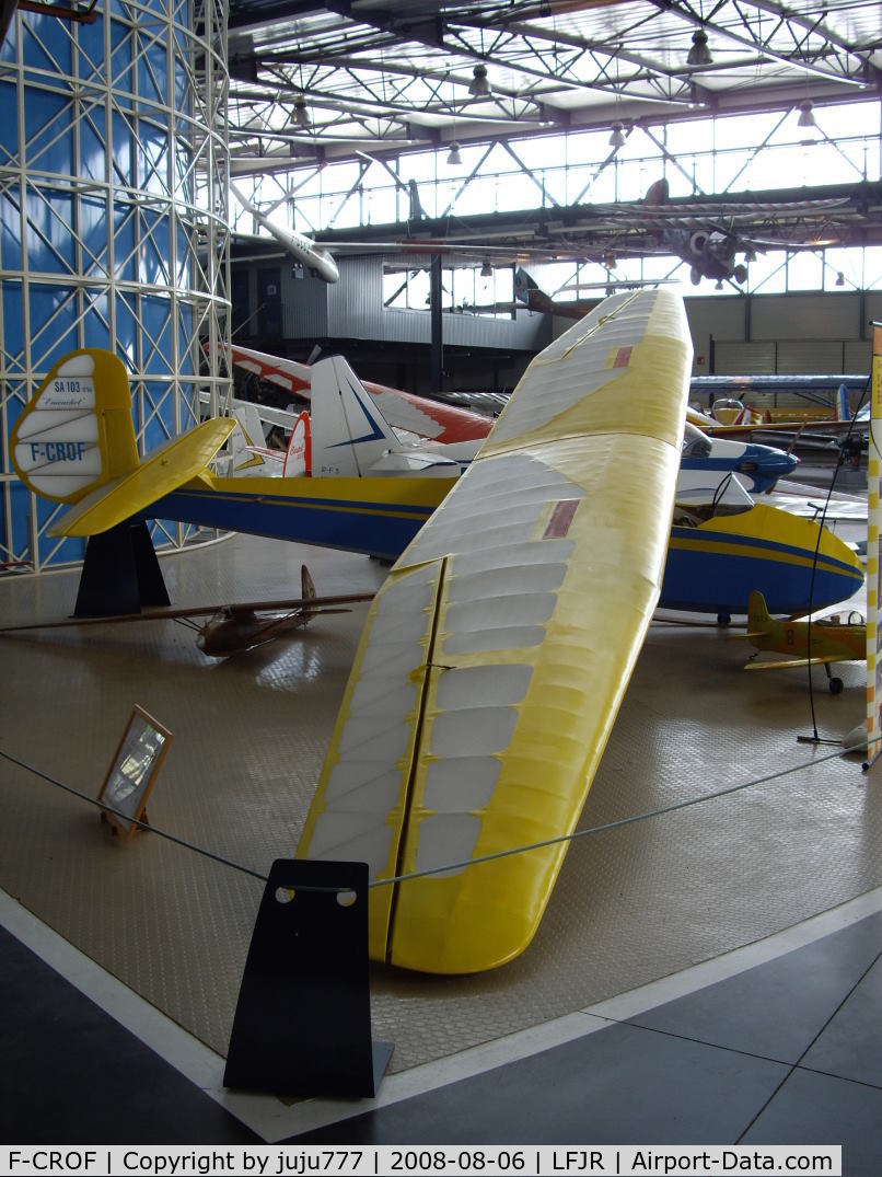 F-CROF, Guerchais-Roche SA-103 Emouchet C/N 94, on display at Angers Loire muséum