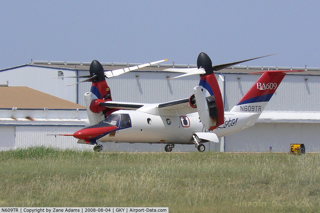 N609TR, 2003 Bell 609 C/N 60001, Bell/Augusta BA609 Civilian Tilt-rotor aircraft on a test flght at Arlington, Texas