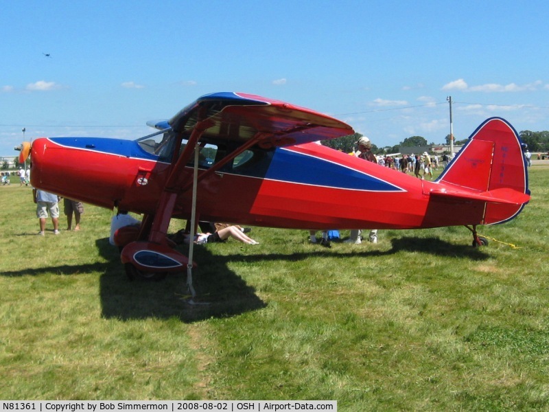 N81361, 1946 Fairchild 24R-46 C/N R46261, Airventure 2008 - Oshkosh, WI