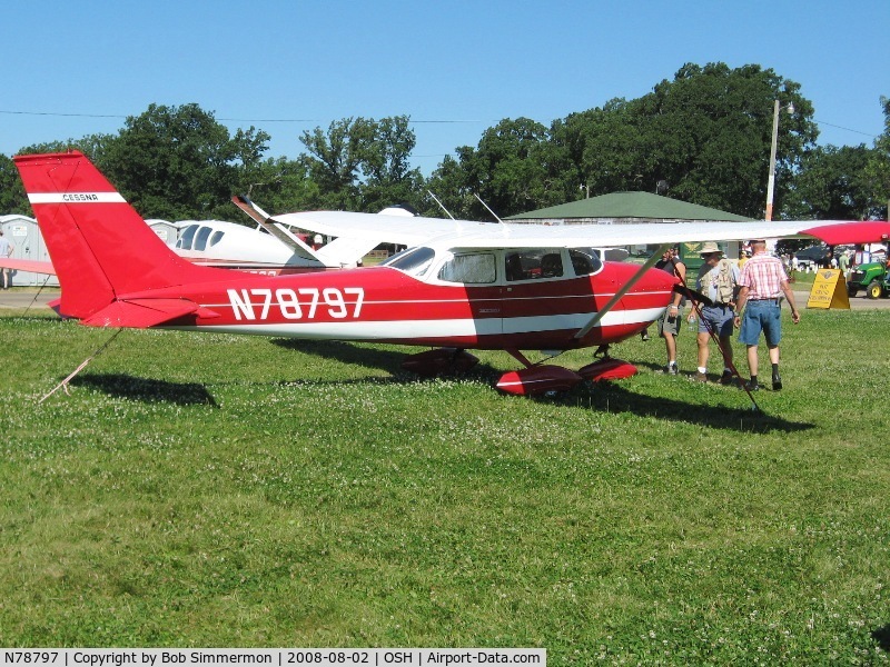 N78797, 1968 Cessna 172K Skyhawk C/N 17257767, Airventure 2008 - Oshkosh, WI