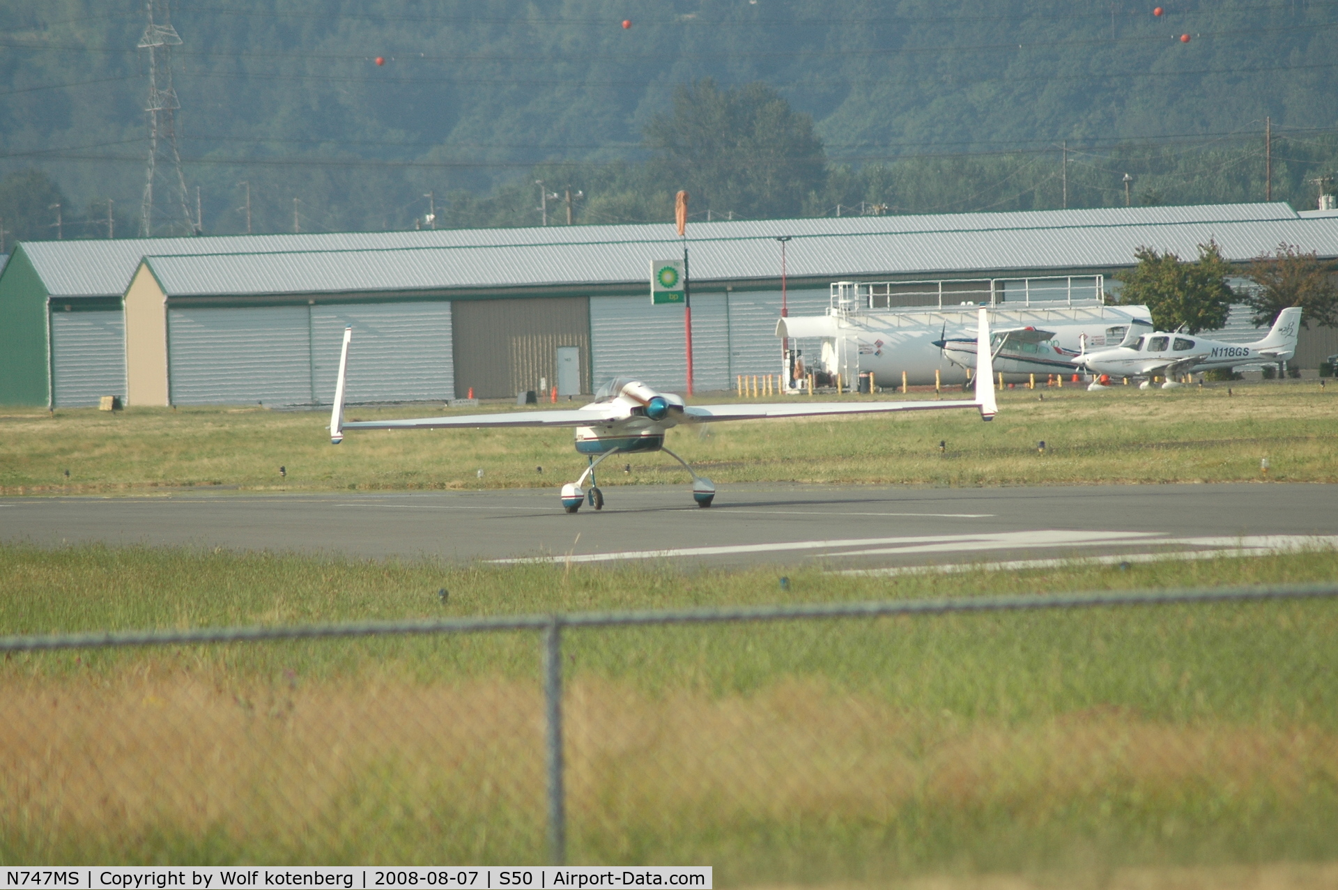 N747MS, 1995 Rutan Long-EZ C/N 1374, headin' south