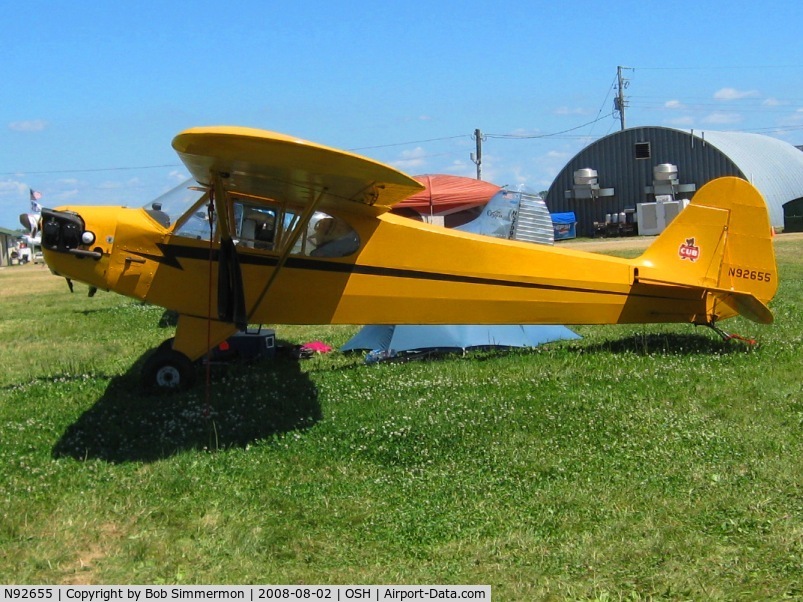 N92655, 1946 Piper J3C-65 Cub Cub C/N 17028, Airventure 2008 - Oshkosh, WI