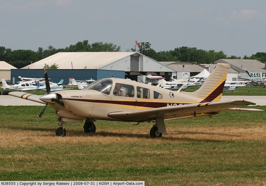 N38555, 1977 Piper PA-28R-201T Cherokee Arrow III C/N 28R-7703239, EAA AirVenture 2008