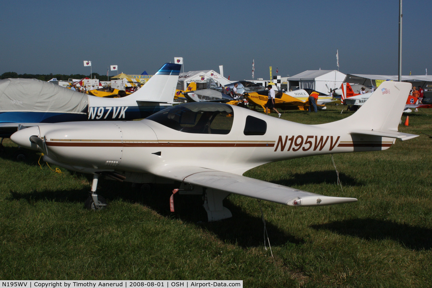 N195WV, 1992 Lancair 320 C/N 285-320-47, EAA AirVenture 2008