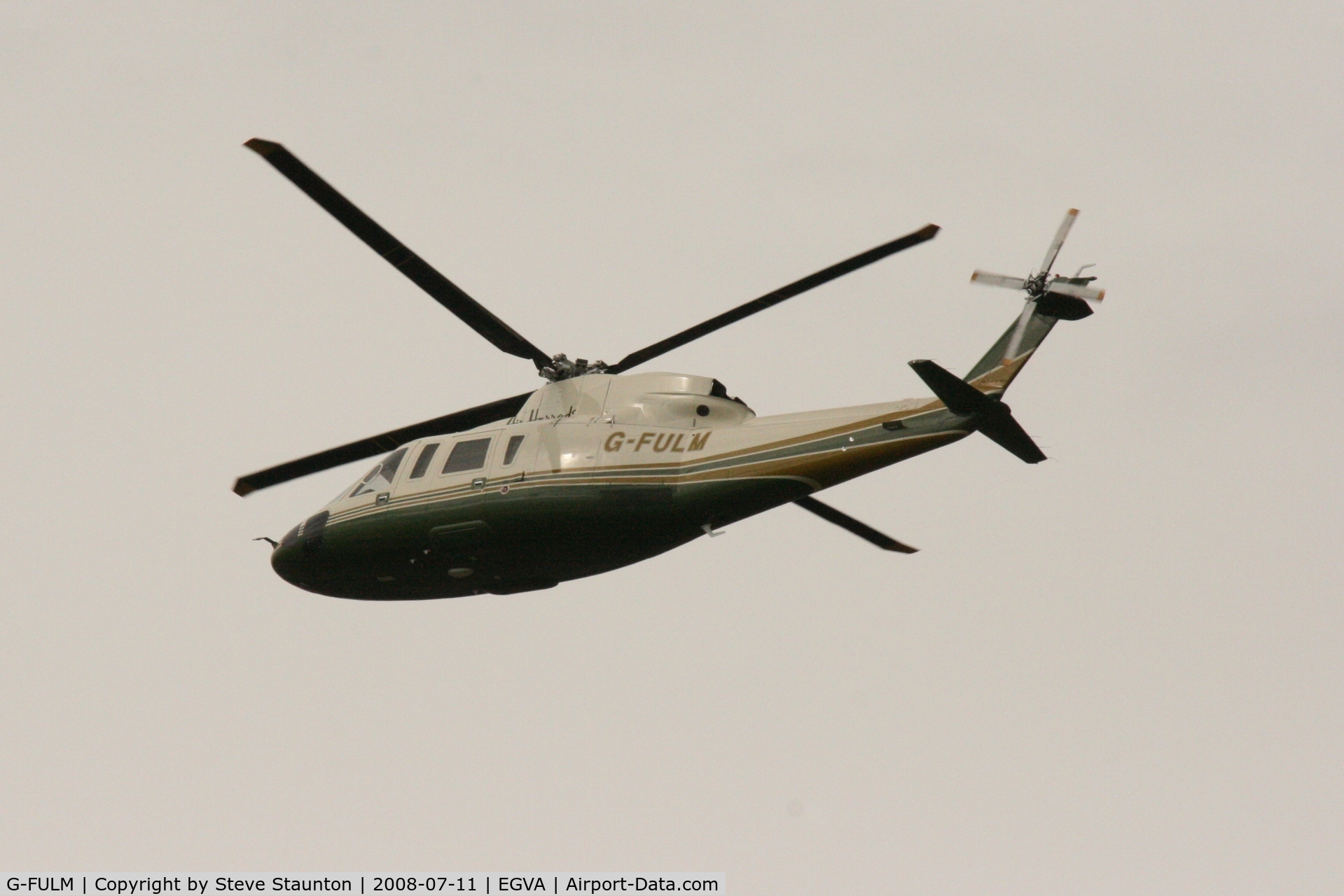 G-FULM, 2005 Sikorsky S-76C C/N 760583, Taken at the Royal International Air Tattoo 2008 during arrivals and departures (show days cancelled due to bad weather)