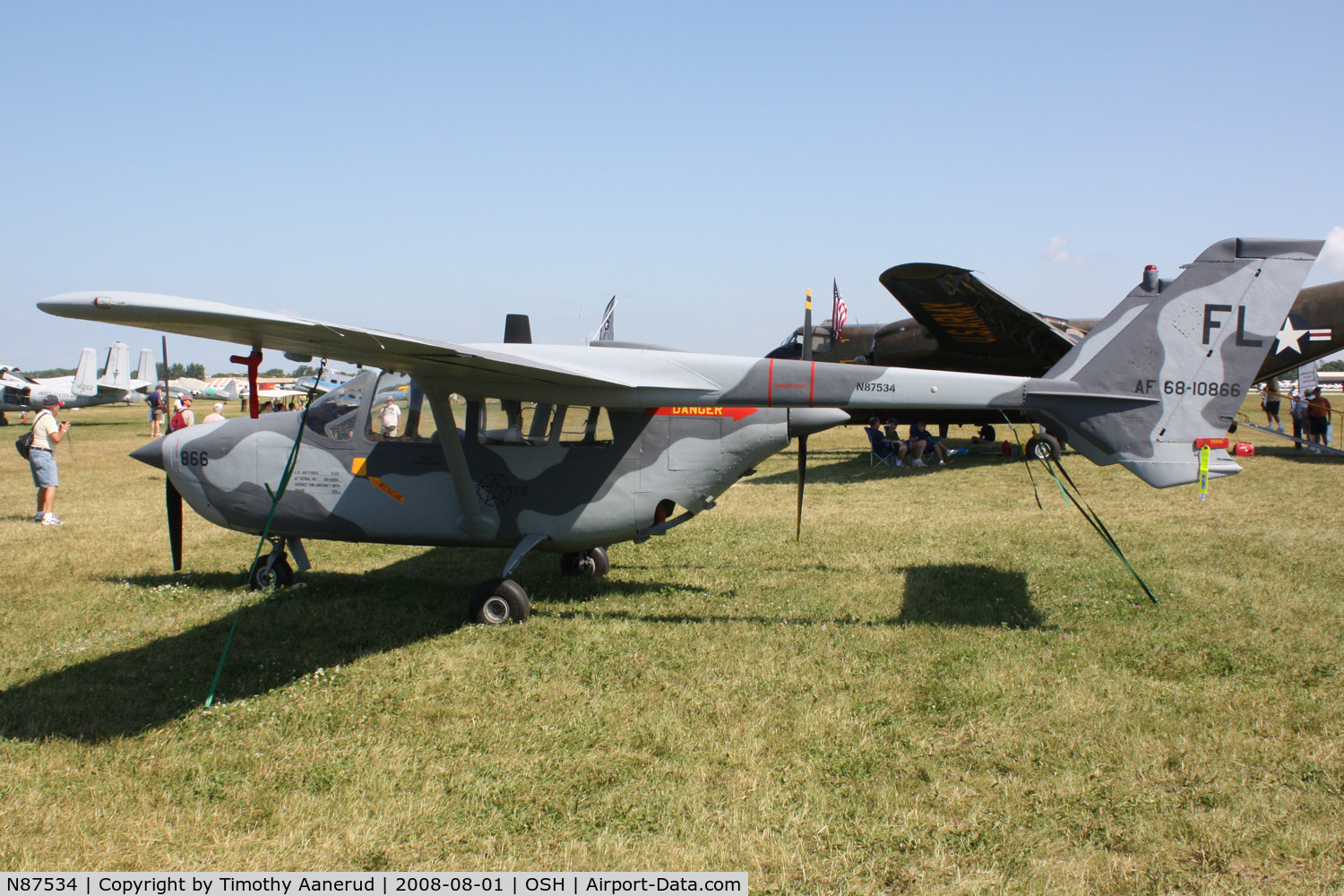 N87534, 1968 Cessna M337B (O-2A) Super Skymaster C/N 337M-0231 (68-10866), EAA AirVenture 2008