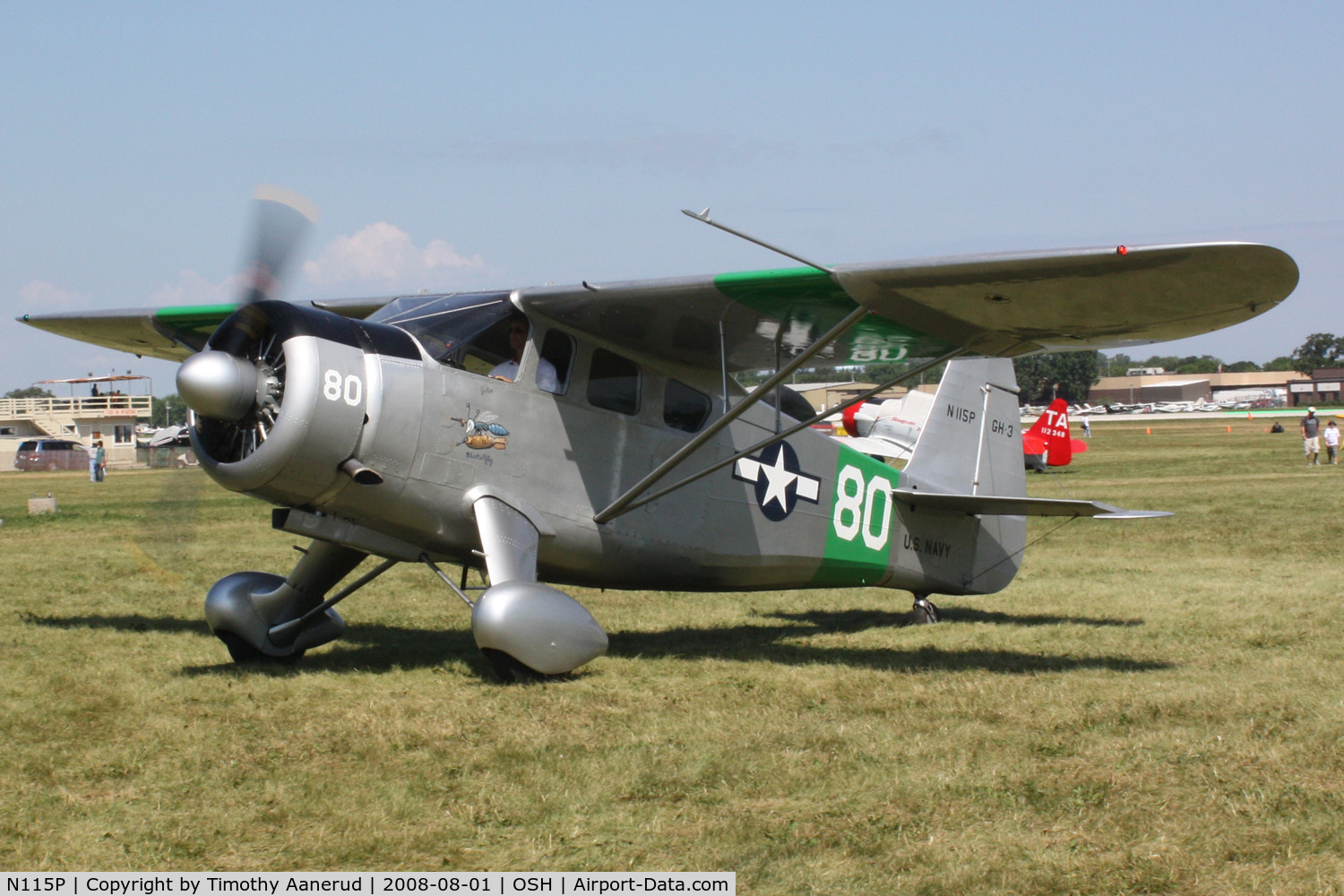 N115P, 1944 Howard Aircraft DGA-15P C/N 926, EAA AirVenture 2008