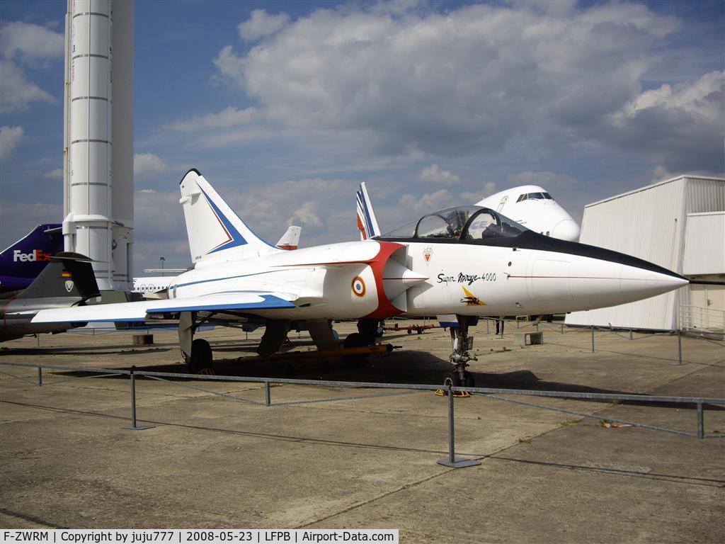 F-ZWRM, Dassault Super Mirage 4000 C/N 01, on display at Le Bourget Muséum