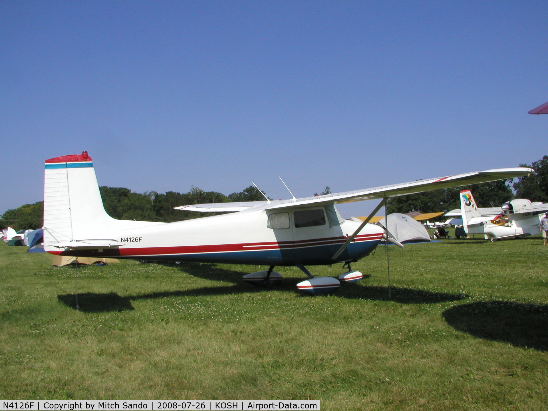 N4126F, 1958 Cessna 172 C/N 46026, EAA AirVenture 2008.