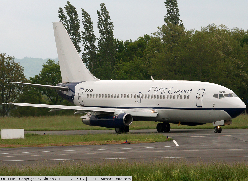 OD-LMB, 1984 Boeing 737-232(A) C/N 23082, Rolling holding point rwy 02 for departure...