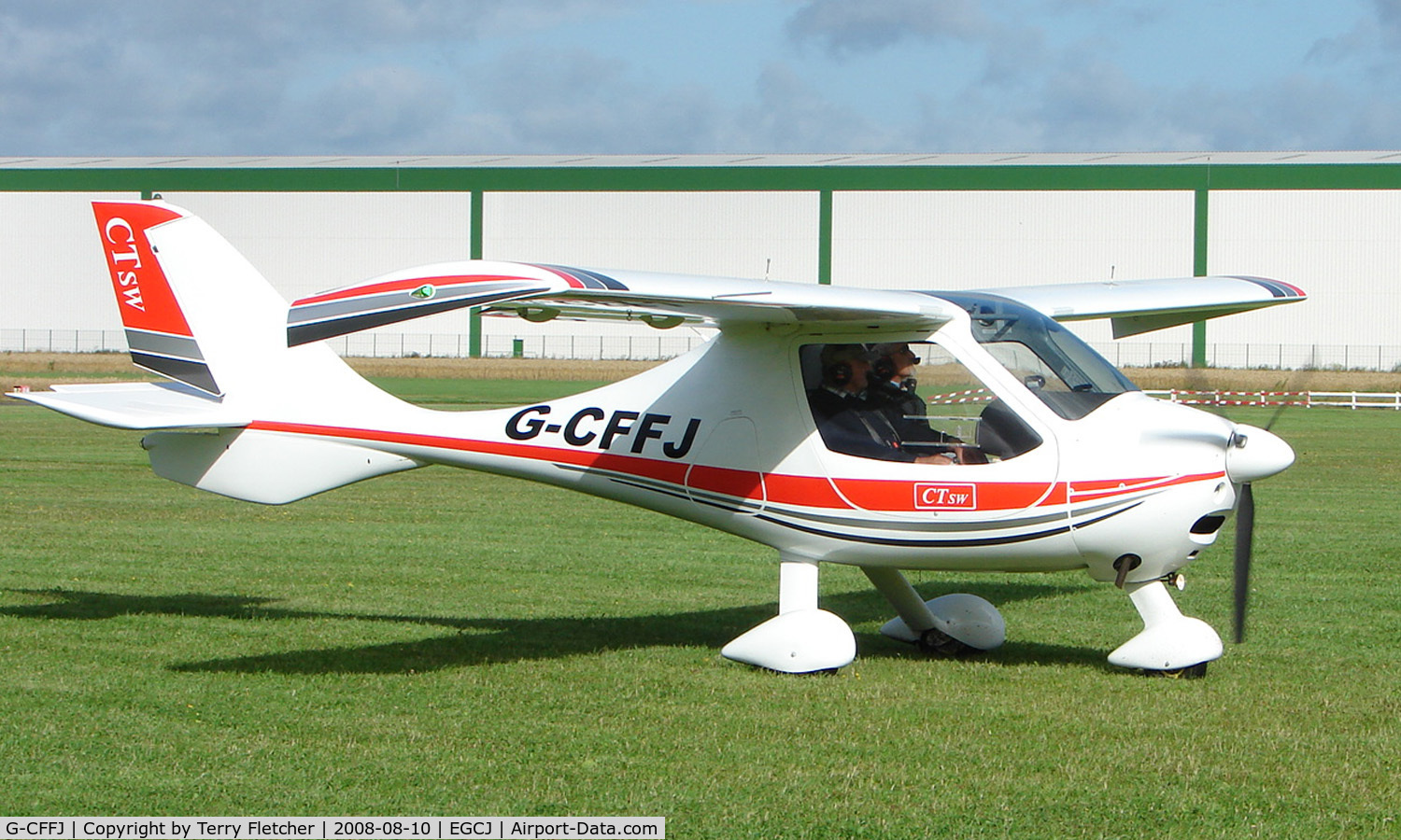G-CFFJ, 2008 Flight Design CTSW C/N 8391, Visitor to the 2008 LAA Regional Fly-in at Sherburn