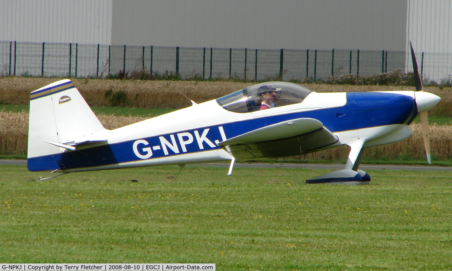 G-NPKJ, 1998 Vans RV-6 C/N PFA 181-13138, Visitor to the 2008 LAA Regional Fly-in at Sherburn