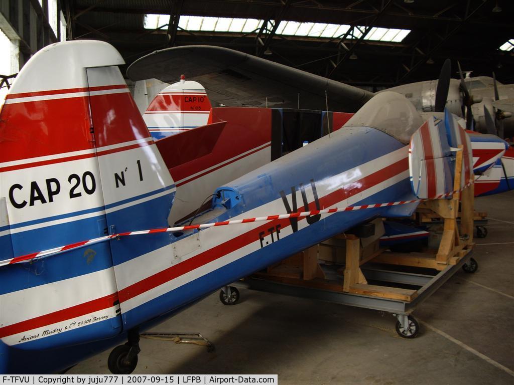 F-TFVU, Mudry CAP-20 C/N 1, on preservation at Le Bourget Muséum Ex F-BTAC