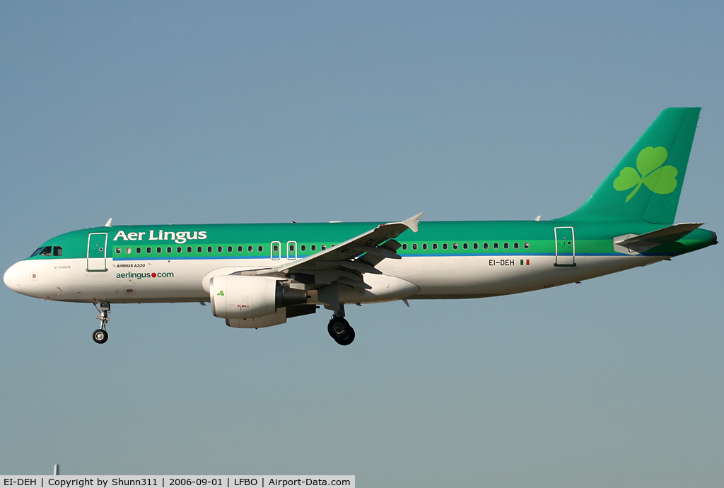EI-DEH, 2004 Airbus A320-214 C/N 2294, Landing rwy 14L...