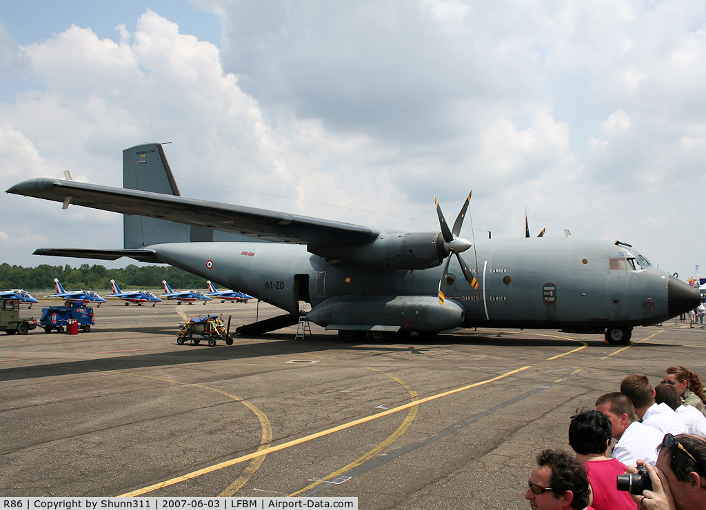 R86, Transall C-160R C/N 86, Displayed during LFBM Airshow 2007