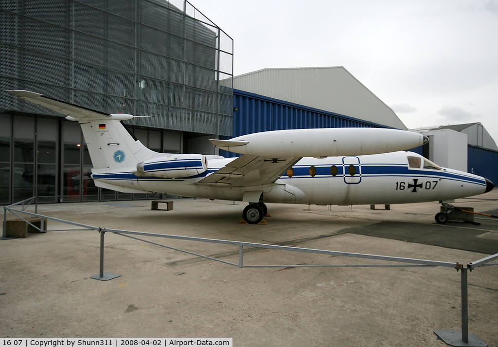 16 07, Hamburger Flugzeugbau HFB-320 Hansa Jet C/N 1024, S/n 1024 - Preserved in Le Bourget Museum