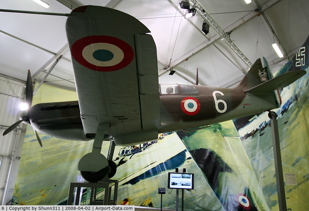 6, Dewoitine D.520 C/N 862, S/n 862 - Preserved in Le Bourget Museum...