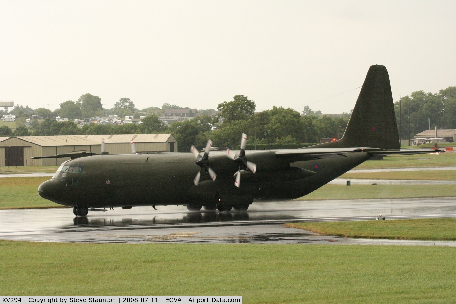 XV294, 1966 Lockheed C-130K Hercules C.3 C/N 382-4259, Taken at the Royal International Air Tattoo 2008 during arrivals and departures (show days cancelled due to bad weather)