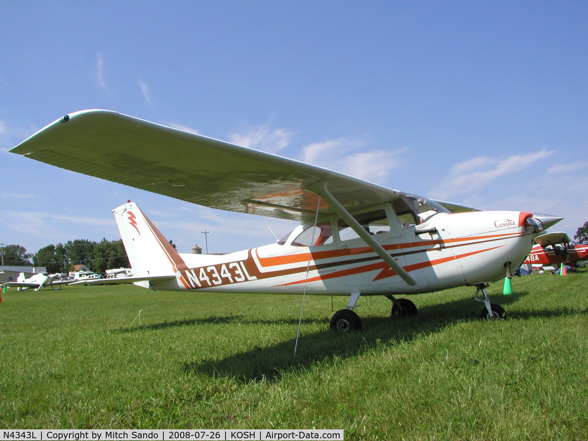 N4343L, 1966 Cessna 172G C/N 17254414, EAA AirVenture 2008.