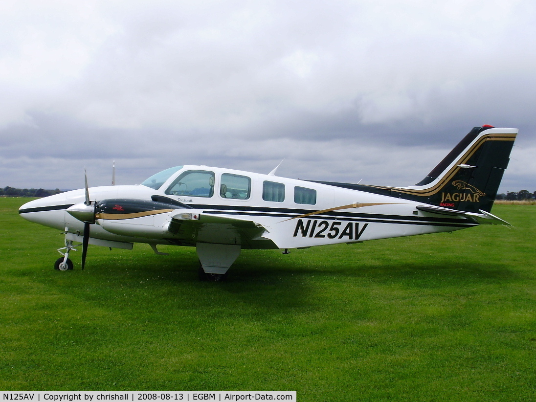 N125AV, 1983 Beech 58 Baron C/N TH-1341, This aircraft was allegedly impounded at RAF Shawbury (EGOS),for drug-running