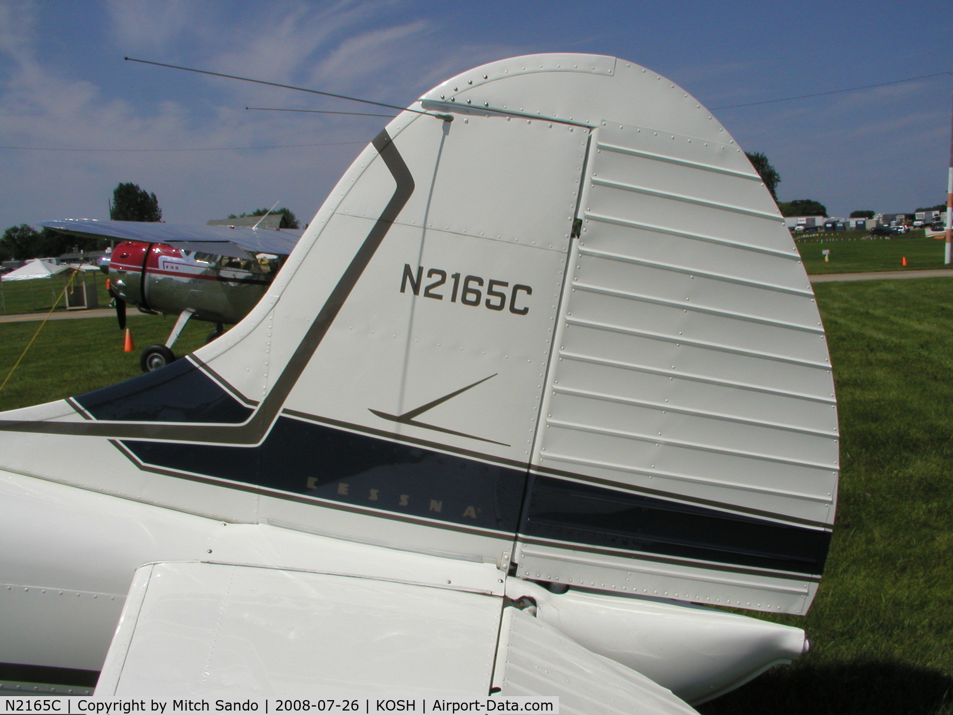 N2165C, 1954 Cessna 195B Businessliner C/N 16150, EAA AirVenture 2008.
